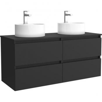 Mueble de baño Salgar Bequia 120 cm con 2 lavabos sobre Encimera