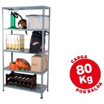 D. Estanteria metalica ar storage 180x90x40 cm 5 estantes 80