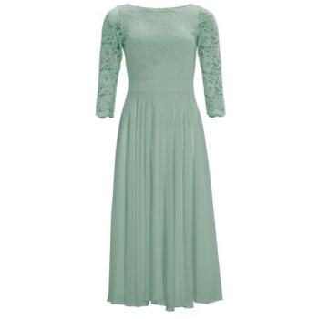 Swing Dress Verde Chiaro Per la Notte