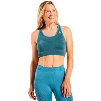 Soutien-gorge à impact Moyen sans couture Odlo Bleu Marine – M