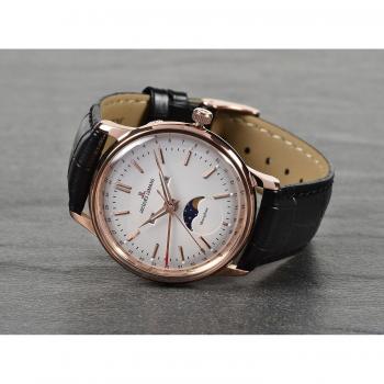 JACQUES LEMANS Retro Classic Damenuhr Herrenarmbanduhr Leder Edelstahl ip-rosé N-214B