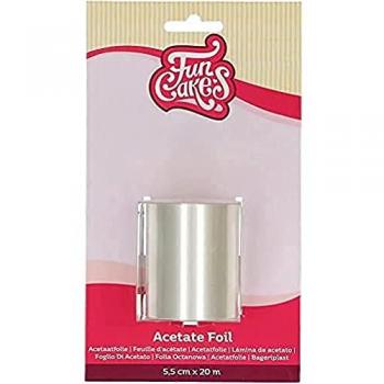 Rouleau Rhodoid 20 m de FunCakes – 5,5 cm