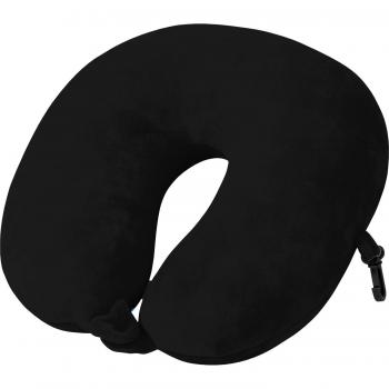 Kuschel‑Bär Reise‑Schaumkissen schwarz