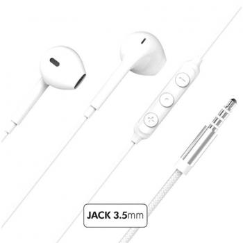 BIG BEN FPYKPBOUTONJACKW écouteur/casque Avec fil Ecouteurs Musique Blanc