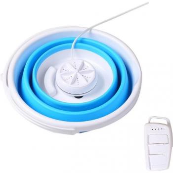 Foldable Tub 2 In 1 Portable Washing Machine, Ultrasonic Turbine, USB Powered, 10L Capacity