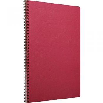 Clairefontaine 781420-ROUGE Age Bag Cahier reliure intégrale 100 pages Rouge cerise Lot de 5