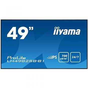 Iiyama Visualizzatore di Messaggi LH4982SB-B1 124,5 cm LED Full HD Nero