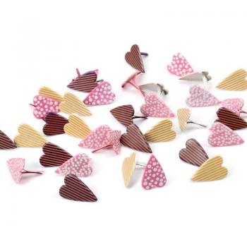 Mixed Heart Brads for Crafting