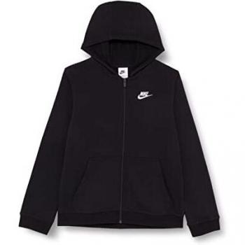 Nike Jungen Zip-Hoodie Club, Schwarz, BV3699-010