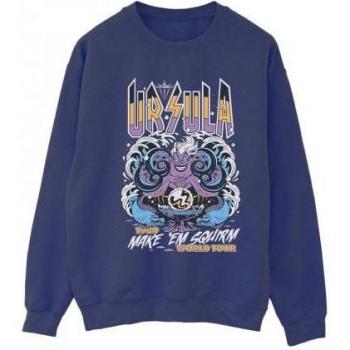 Felpa Blu Navy Donna Disney Villains Ursula