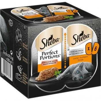 Sheba Perfect Portions Truthahn in Sauce Katzenfutter