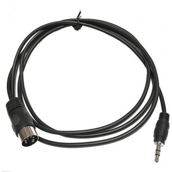 Câble audio stéréo 3,5 mm M/M avec fiches DIN 5 broches