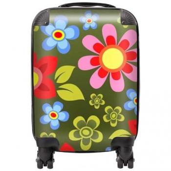 WRT Ltd Red & Blue Blossom Cabin Case
