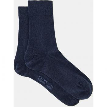 Falke Sensitive London left and right comfort cuff socks (navy blue, size small)