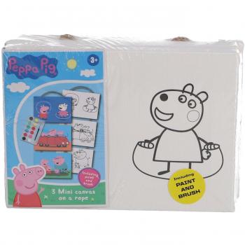 Peppa Pig Schilderen met Canvasdoeken en Touw