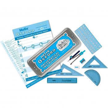 3‑Ruler Helix Oxford Math Set, Limited Edition