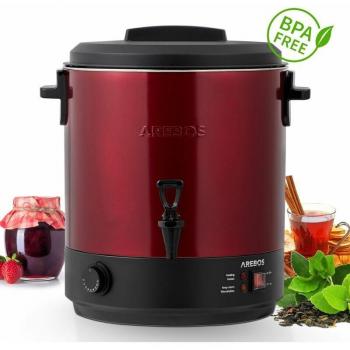 Macchina Arebos 28L: Pentola Vin Brulé + Dispenser Caldo