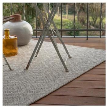 Tapis Géométrique Taupe 120x170 – Deladeco