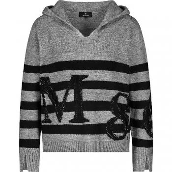 Monari Strickpullover mit Strass-Details