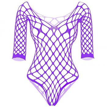 Lingerie Bikini en Mesh Violet