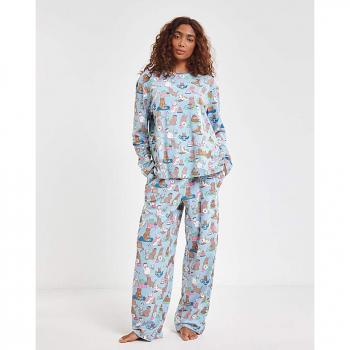 Ensemble de Pyjamas Chats à Thé en Coton Organique Chelsea Peers