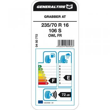 GENERAL TIRE 235/70 R16 106S