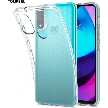 Clear Silicone Bumper Case for Moto E20 E40