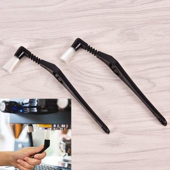 1Pc Elbow Design Coffee Machine Brush