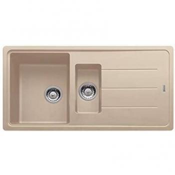 Franke Lavello incasso modello Boston BFG 651 con 1 vasca e gocciolatoio laterale destro o sinistro 97 x 50 cm