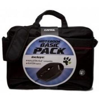 Maletín negro para ordenador portátil 15.6