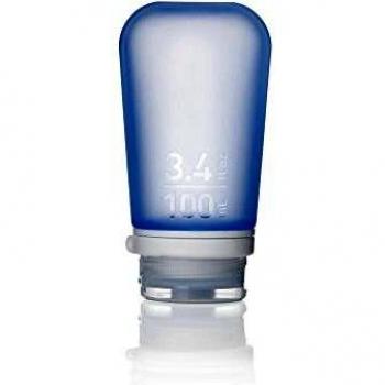 Humangear GoToob + Silikon Reise Flasche mit Verriegelung Gap, groß (3,4 oz), schwarz