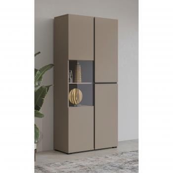 Vitrine Contemporaine Crossia – 3 Portes avec Niches Exposées