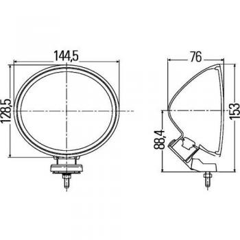 HELLA 1F4 007 893-081 Faro de automóvil