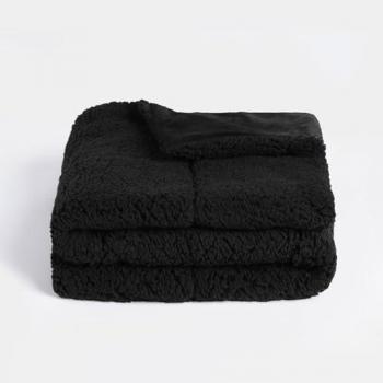 Warm Sherpa Pet Blanket for Dogs and Cats