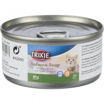 Trixie Sopa Nutritiva de Salmón y Pollo para Gatos 80 Gr