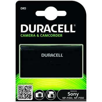 Duracell DR5 7,2 V 2200 mAh – Sostituzione originale per Sony NP‑F330, NP‑F550, NP‑F570