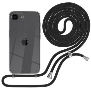 EAZY CASE Handykette Clear für Apple iPhone 16e – Silberne Transparenz