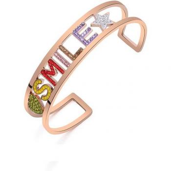 Brazalete Abierto con Letras Felices
