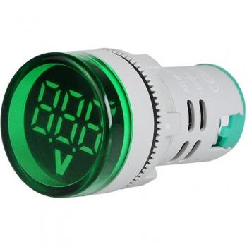 22mm 500V LED Digital Display Voltmeter Gauge