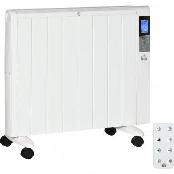 HOMCOM Stufetta Elettrica con Timer 1000/2000W