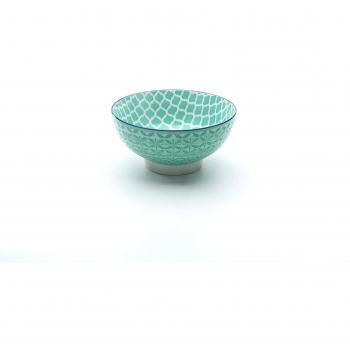 Petrolblaue Müslischale von CreaTable – Modell MEDITERRAN, 4er Set, 15 cm