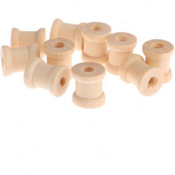 Wooden Bobbins for Sewing