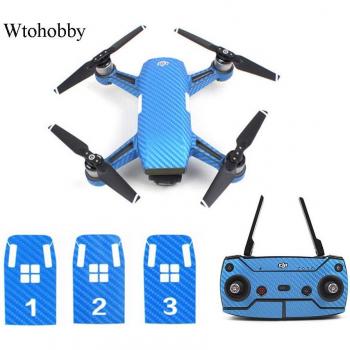 Sticker Engomado Anti‑Carbono para la Carcasa de DJI Spark