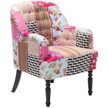Fauteuil 1 place patchwork MANDAL