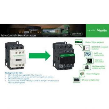 Contactor TeSys D 4 Polos 25A 24V CC