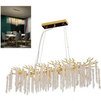 Lampadario Ristorante in Stile Vintage con Fiori