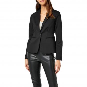 Vero Moda Vmvictoria Ls Blazer Noos, Veston Femme, Noir