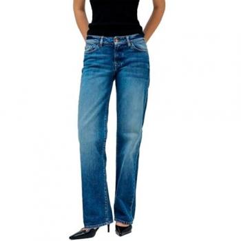 Low Waist Straight Jeans – Medium Wash, Women’s Size