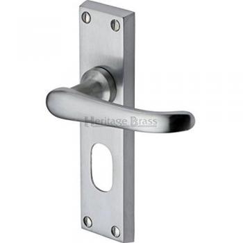 Windsor Oval Profile Door Handle (Set of 2) Satin Chrome