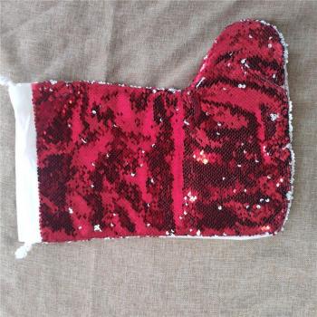 Heat Transfer Magic Sequin Christmas Socks